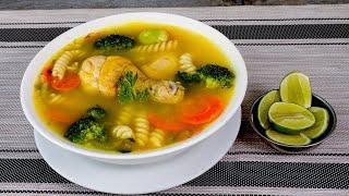 Descubra la deliciosa receta de SOPA DE POLLO | COMIDA PERUANA | SONQU