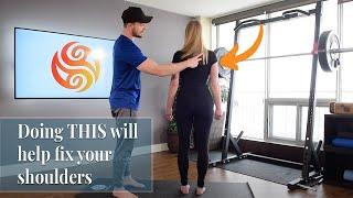 The importance of shoulder blade and arm alignment | What you need to do