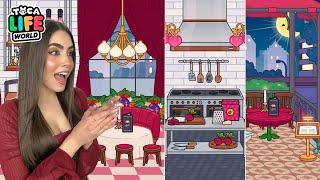 CREATING THE BEST RESTAURANT IN THE CITY ️ | New Cozy Restaurant | Toca Boca House Idea