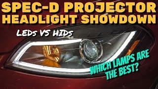 9th Gen Impala Spec-D Projector Headlight Housings - Which Lamps Are The Best: LED or HID?