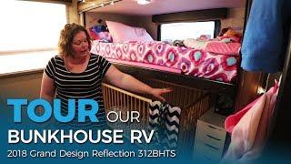 Tour Our Bunkhouse RV!  Grand Design 312BHTS | RV Family of Five