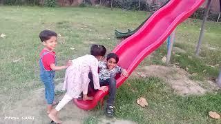 My children are playing with these cousins in the park