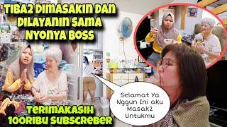 TIBA2 DIMASAKIN DAN DILAYANI SAMA NYONYA BOS‼️KASIHAN MELIHAT TKW NGE DROP,ANAK NYONYA JUGA OPERASI