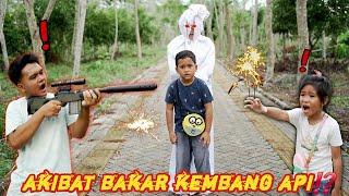 BOCIL DICULIK POCONG KARENA BAKAR KEMBANG API !!