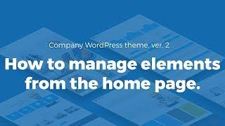 Company - WCAG WordPress theme for a business website.