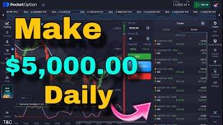 Pocket Option New 2 Minute Strategy | 100 Win | 100 Accuracy | 1 to 10000| how to make money online