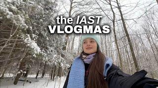 the LAST VLOGMAS | Holiday vlog, open gifts with us, gift opening, christmas haul, canadian winter