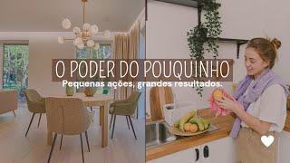 O INCRÍVEL PODER do POUQUINHO | DICAS DE ORGANIZAÇÃO | MINIMALISMO