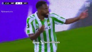 Cedric Bakambu Goal Europa, Real Betis vs Vitoria de Guimaraes (2-2), Goals Results And Highlights.