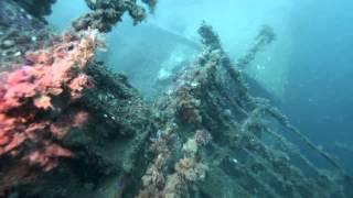 Wreck Diving MS Mikhail Lermontov - David's Propeller Run