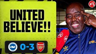 Flex, KG, Goldbridge, Man Utd BELIEVE!!! (Robbie) | Brighton 0-3 Arsenal