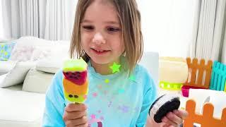 Katy and her delicious ice cream