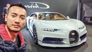Sờ mần Bugatti Chiron - Siêu xe đắt nhất thế giới tại Paris | XEHAY.VN