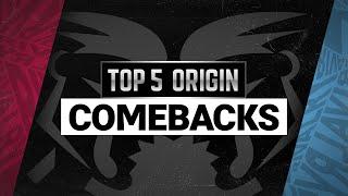 Top Five State of Origin Comebacks | Highlights | NRL