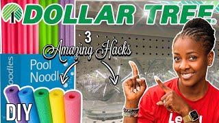 Grab Dollar Tree Fish bowls and pool noodles for these…