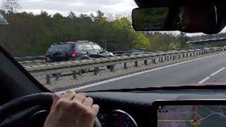 Mercedes GLC AMG 63 S - Co-Driver POV - Mitfahrt incl. Geisterfahrer/wrong way driver - Video Nr. 06