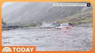 Mudslides, flash flooding prompt rescues in Southern California