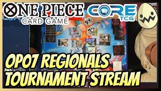 One Piece Card Game: Pasadena Regionals!@CoreTCG-YT OP07 Tournament Matches