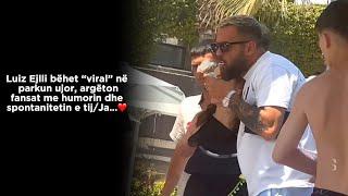 Luiz Ejlli bëhet “viral” në parkun ujor, argëton fansat me humorin dhe spontanitetin e tij/Ja…️