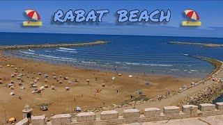 beach of Rabat Morocco