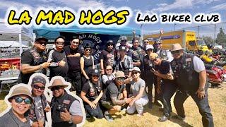 Interview With Lao Biker Club LA Mad Hogs (Laos LA On YouTube) At 2nd Annual Lao Food Festival