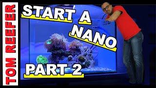 Start A Nano Reef /Part 2  - NO CYCLE  - (QUICK AND EASY METHOD)