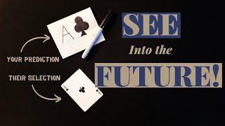 This Easy, Self-Working, Impromptu, No Set-Up, Beginner Card Trick Lets You See Into the Future!