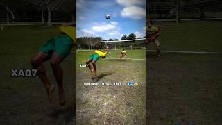 Ishow Speed's Bicycle Kick  #shorts #ronaldo #ishowspeed #shortsvideo