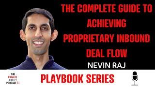 Playbook Series- The complete guide to achieving proprietary inbound deal flow