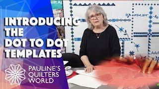 Machine Quilting Made Easy with the Dot To Dot Templates