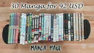 30 new Manga for under 100 USD | Manga Haul & Unboxing | October 2023