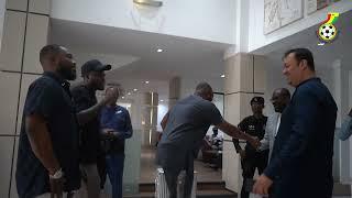 2026 WORLD CUP QUALIFIERS : THOMAS PARTEY  ARRIVAL AT TEAM HOTEL