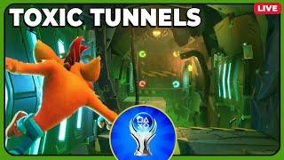 Crash 4 Live Platinum | Toxic Tunnels Relics