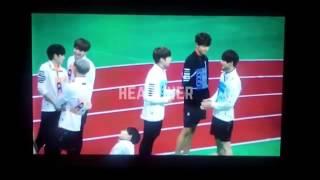 Jungkook,moonbin and seungjun interaction on ISAC