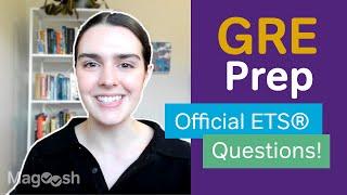 Magoosh prep now has official GRE® questions from ETS®!