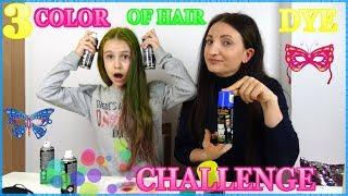 Βάψαμε με 3 Χρώματα τα Μαλλιά!3COLOR of Hair Dye Challenge/Princess Tonia Vlog!