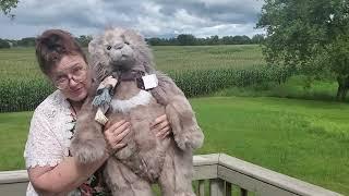 30" Big Bears! Old Father Time and Couch Potato by Charlie Bears!