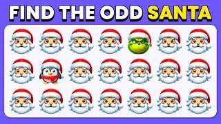 Find the ODD One Out - Christmas Edition  Emoji Quiz | Easy, Medium, Hard