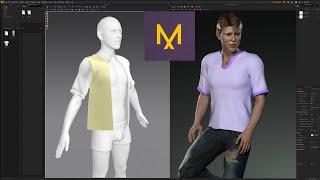 Making FIRST piece of clothing in Marvelous Designer for Character Creator 3