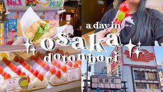 osaka vlog ️ | a day in dotonbori  | japan