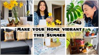 Prepping Home for Summer| Freshen up your Home| Simple & Slow Homemaking #indianmomvlogs  #homedecor