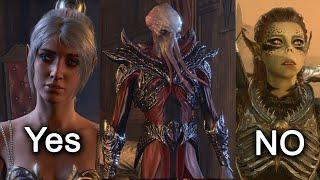 Baldur's Gate 3 Which Companions Will Romance A Mindflayer? (All Mindflayer Endings)