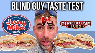 Jersey Mike's vs Firehouse Subs - Blind Guy Taste Test