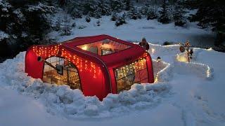 NEW YEAR’S CAMP IN DEEP SNOW