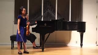 Competition Recording: Ava Zhang, Violin Debut