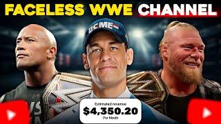 Faceless WWE News Channel : 100% Free Tools & No Copyright Worries!