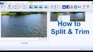 Windows Movie Maker Tutorial for Beginners -  Movie Maker Windows 10 Split, Trim & Edit Tips 2016