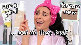 Testing New Drugstore Makeup for 11+ Hours ... WOAH! | What's New at the Drugstore 2023