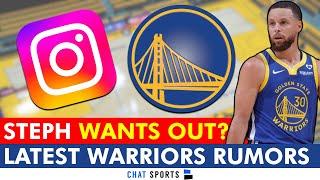 Does Steph Curry WANT OUT From Golden State Warriors? Warriors Rumors