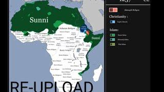 History of Religion in Africa Eveey Year 600 BC - 2023 AD // Anthrosapien